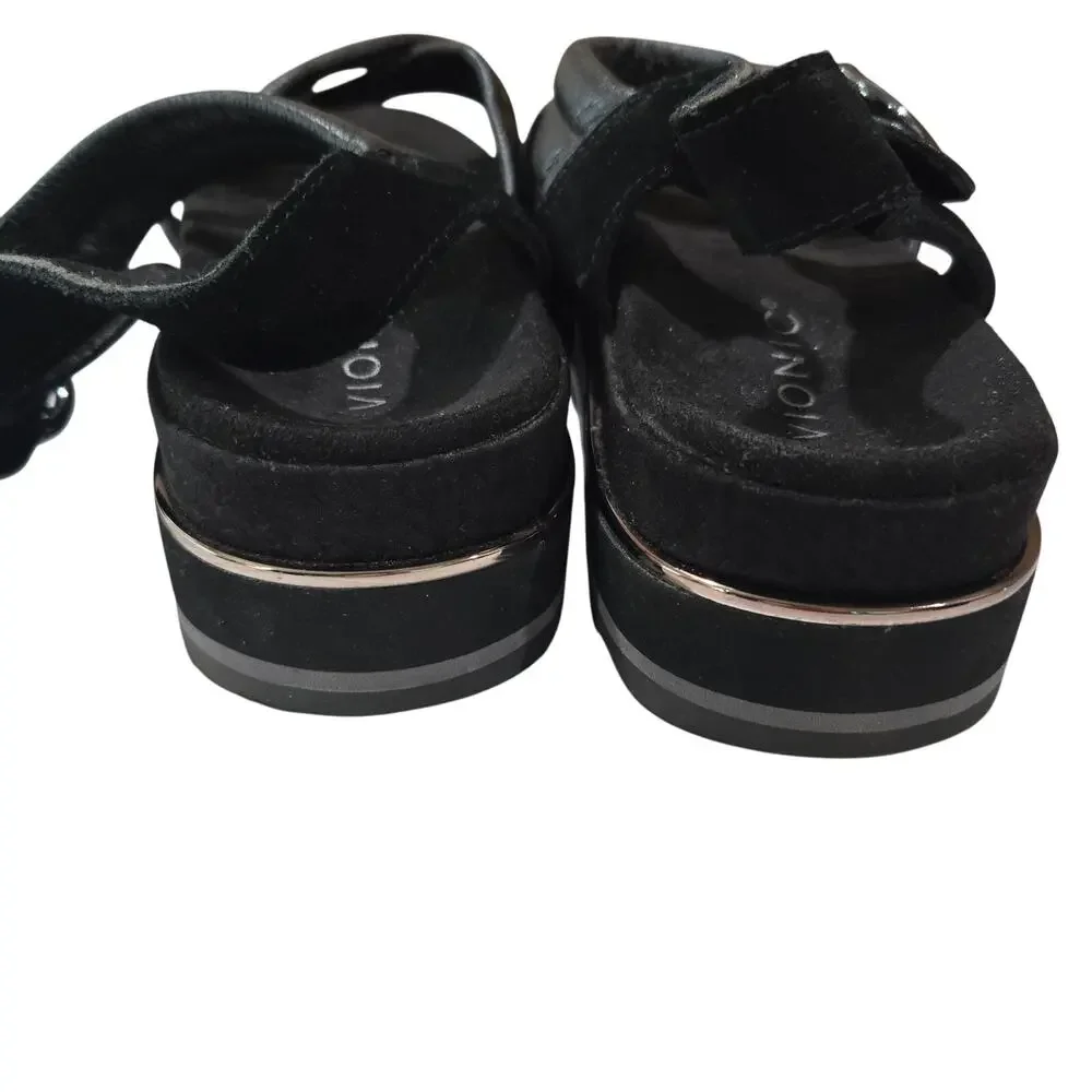 Vionic Reyna Wedge Sandal slide chunky Platform Y2K Arch Support Size 9 #900 - Picture 5 of 8